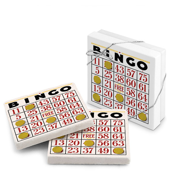 Bingo Stone Coaster Set 